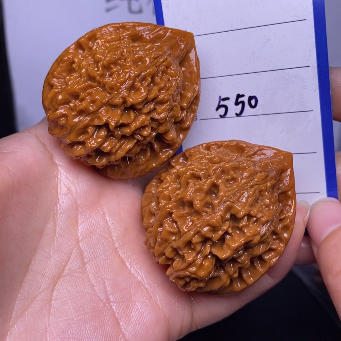 文玩核桃把件550/43官帽