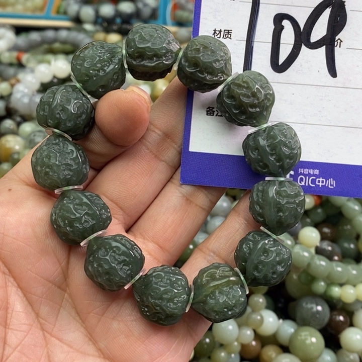 和田玉手链未镶嵌