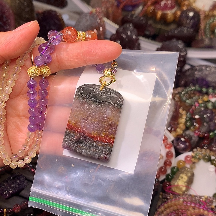 水晶颈饰未镶嵌订制