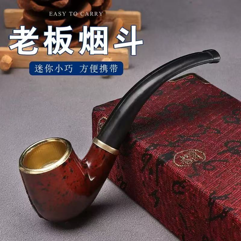便携式小号铜锅迷你弯式新手练习斗