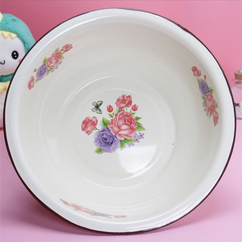 28公分珐琅搪瓷面盆  花色随机1个拍下看详情