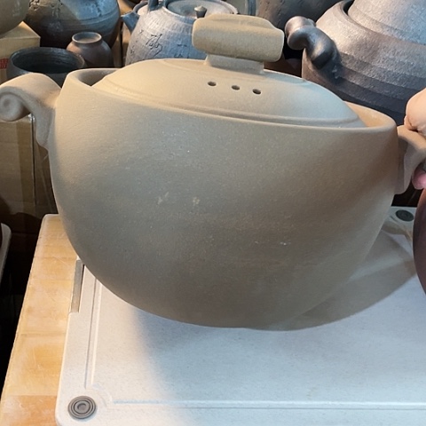 雯***雯底槽青外贸单1个陶6000毫升 富硒 微微瑕