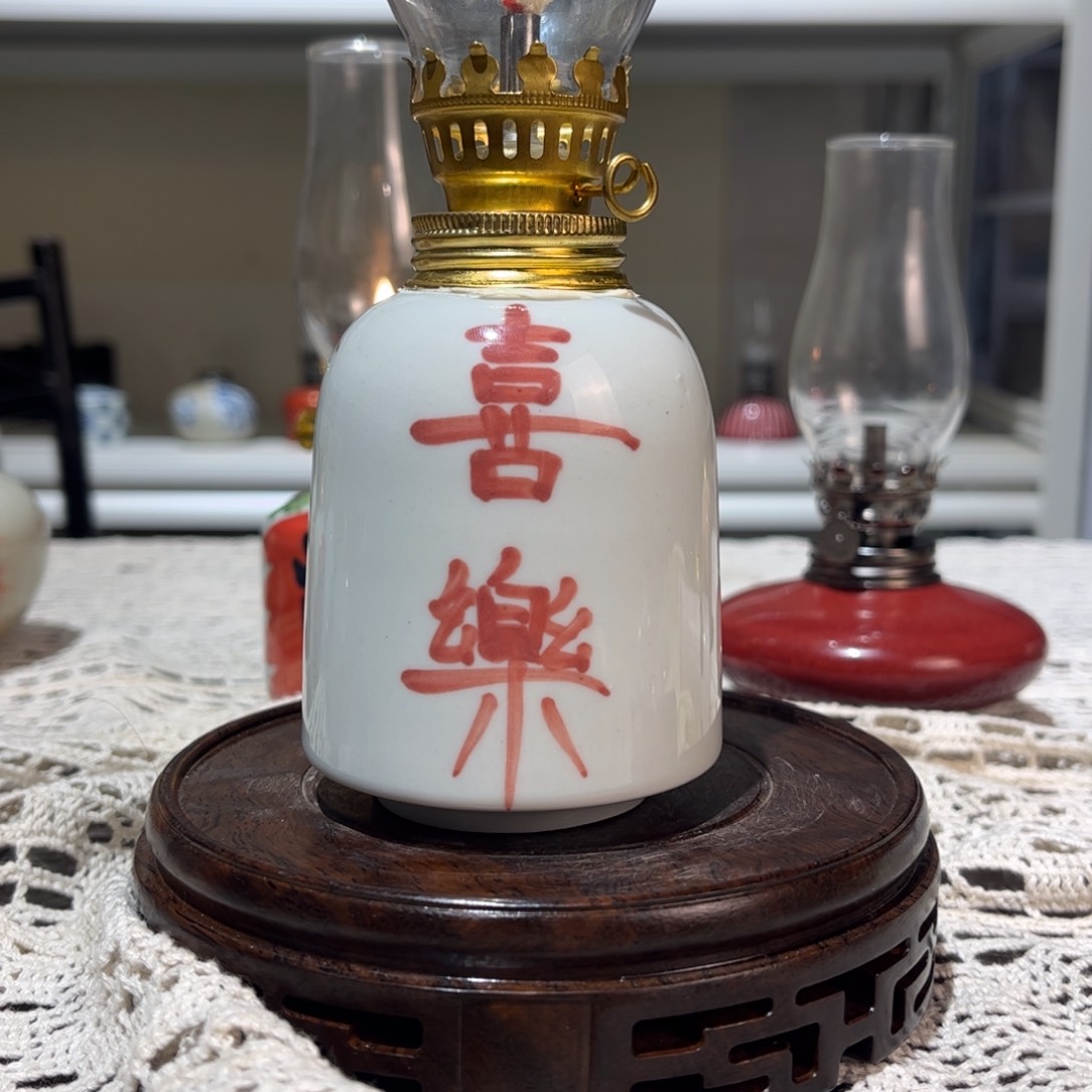 摆件景德镇陶瓷香薰灯