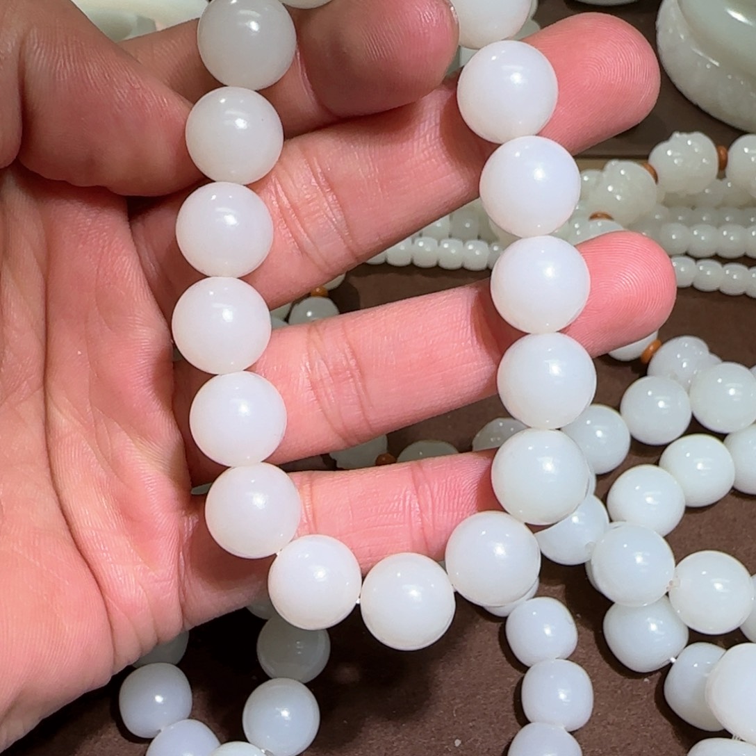 和田玉手链未镶嵌