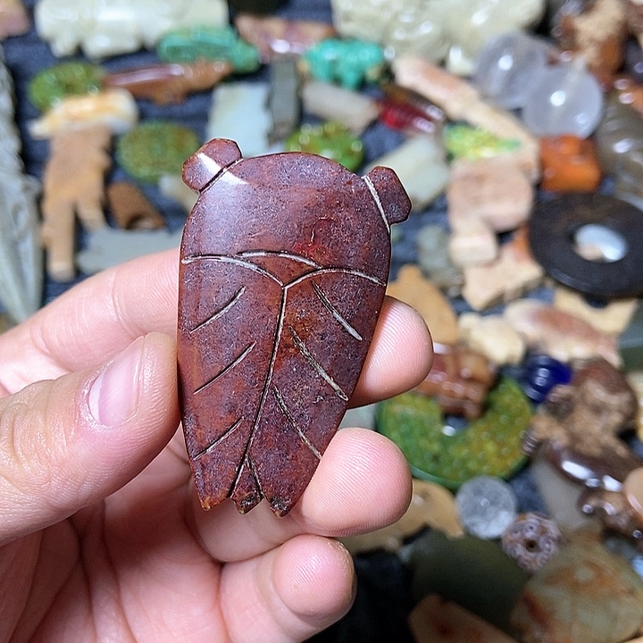 和田玉未镶嵌颈饰148