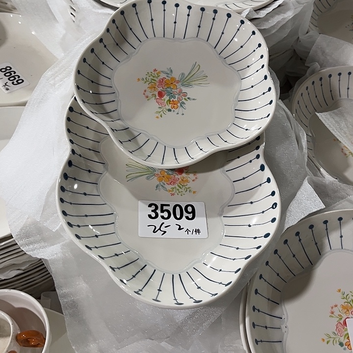 瓷微瑕外贸餐具3509