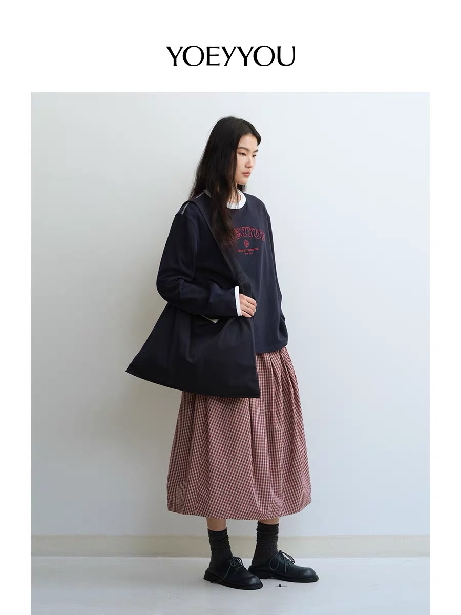 YOEYYOU 独立设计师品牌 25春 A摆搭片半裙