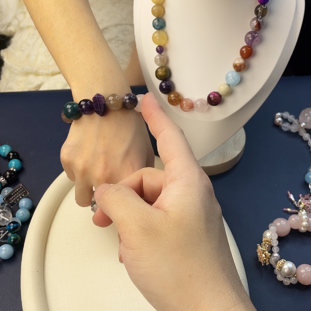 手链水晶银S925镶嵌