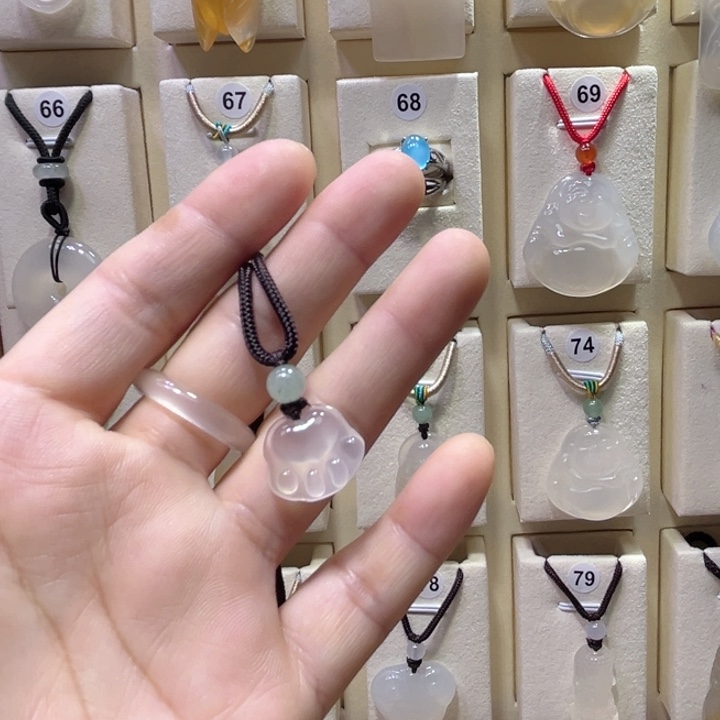 玛瑙/玉髓颈饰未镶嵌✞****₊