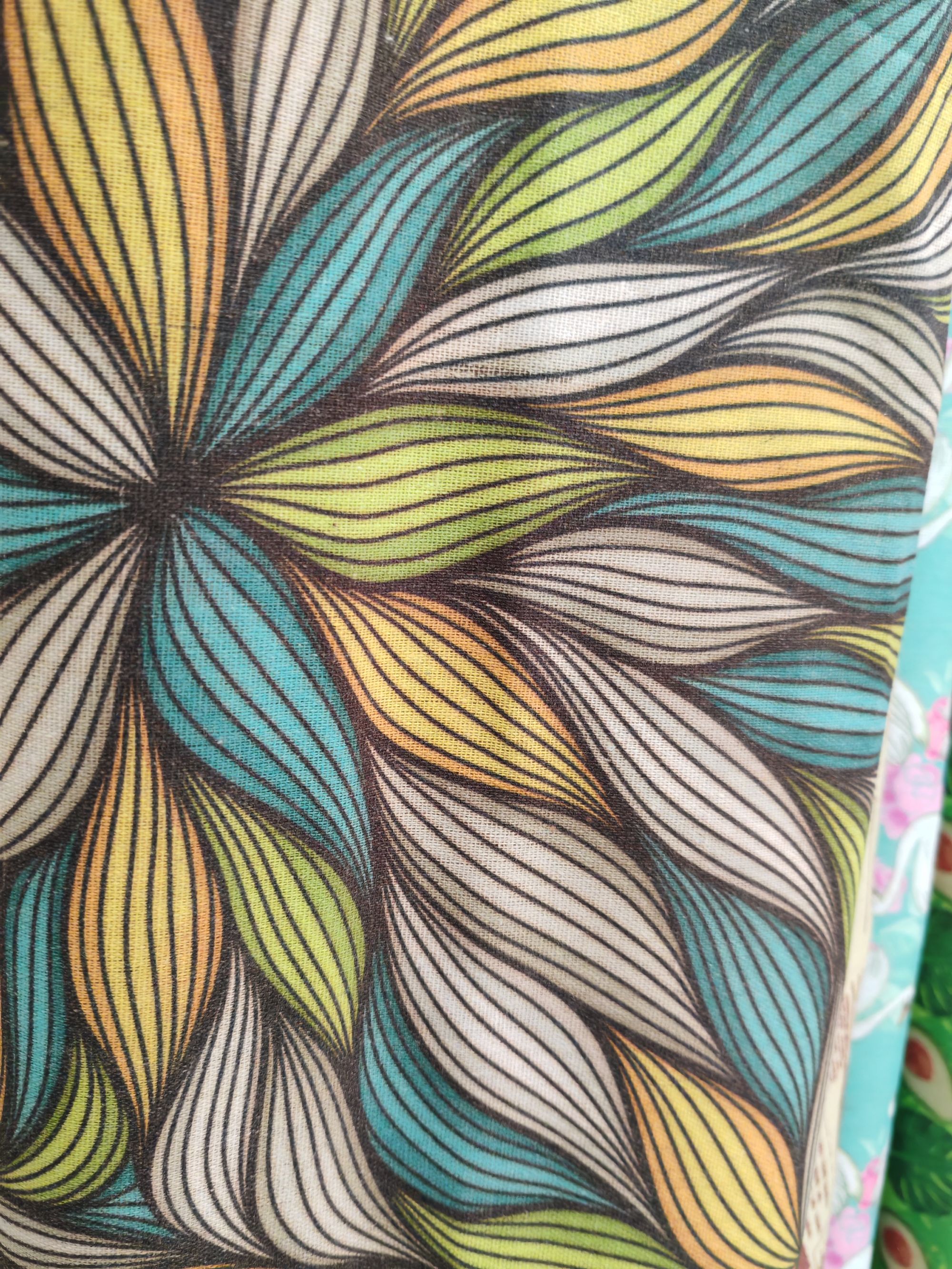 涤麻面料布头 微有瑕疵 介意慎拍 布料一经剪裁不退换 