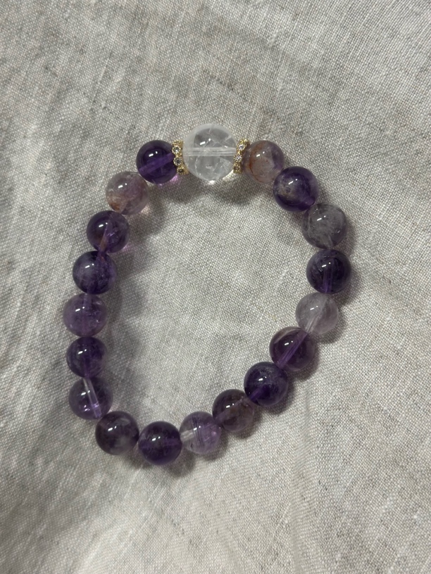 合成金属手链 百货 711 紫色手串