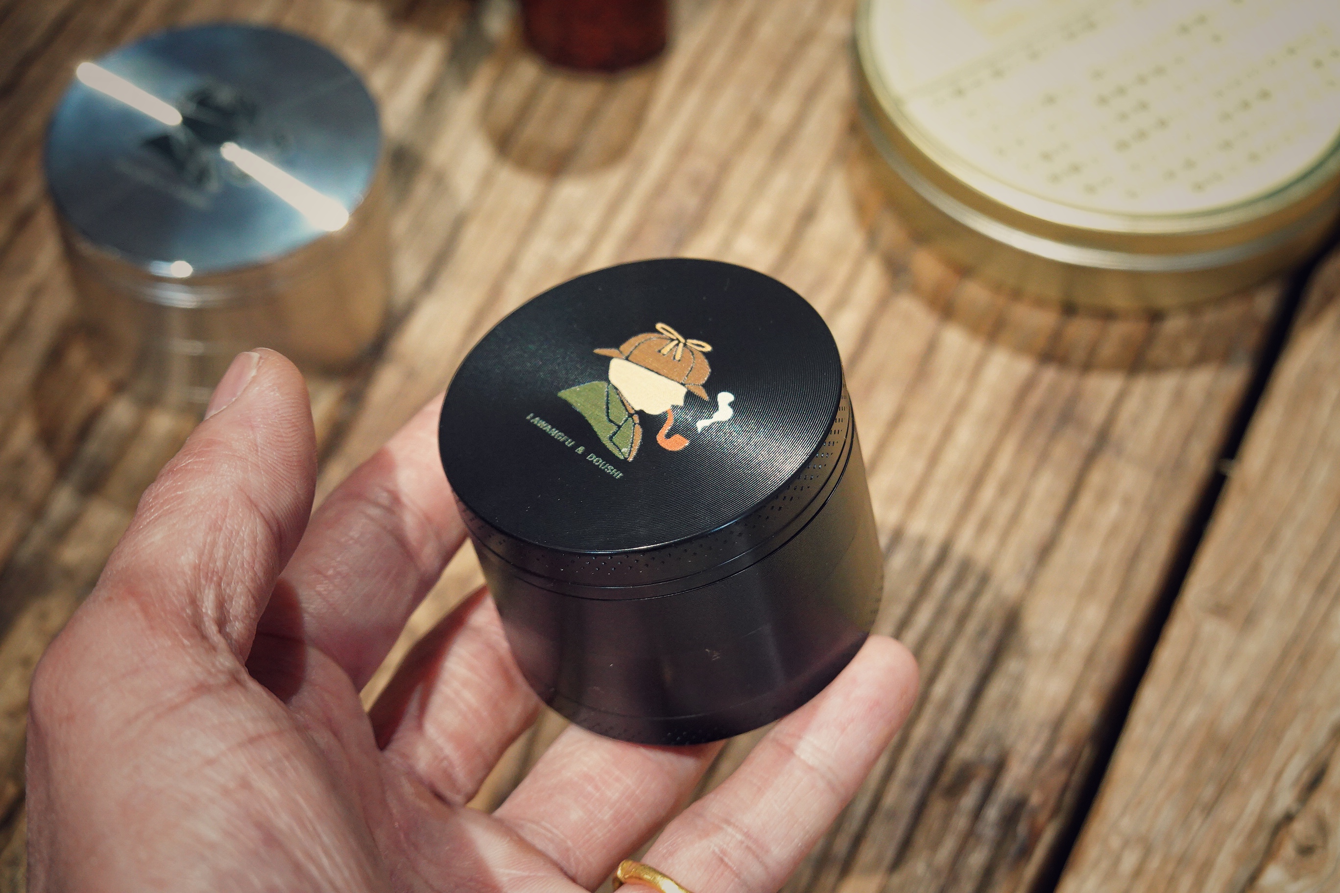 烟草磨烟器 锌合金烟斗配件专用