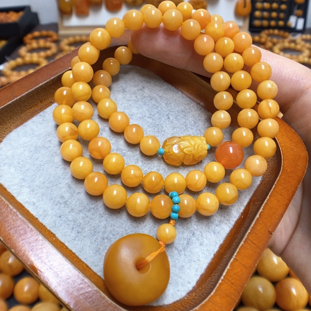 蜜蜡手链未镶嵌蜜蜡