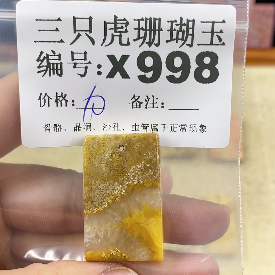 硅化珊瑚（珊瑚玉）1未镶嵌没****哈