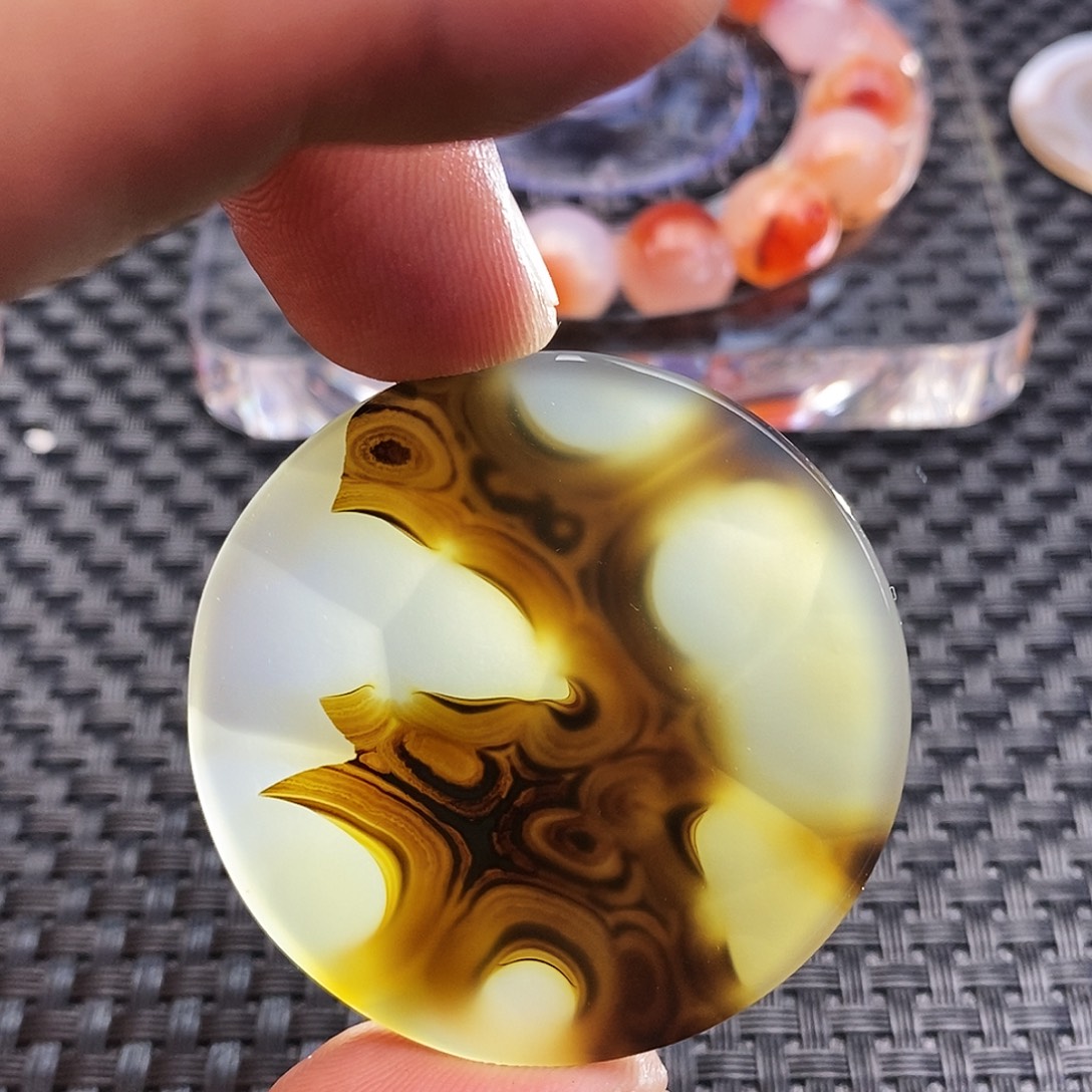 玛瑙/玉髓未镶嵌吊坠(不含链)1030