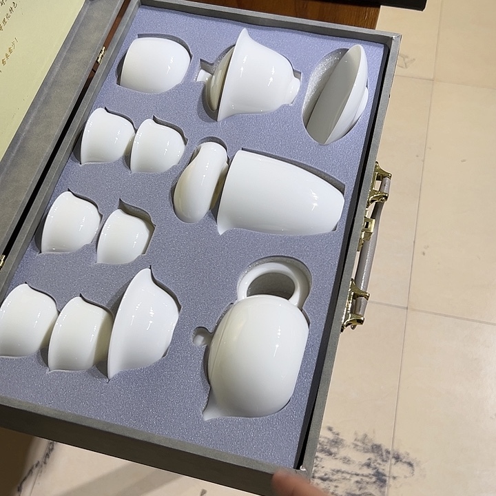 德化白瓷礼盒套装