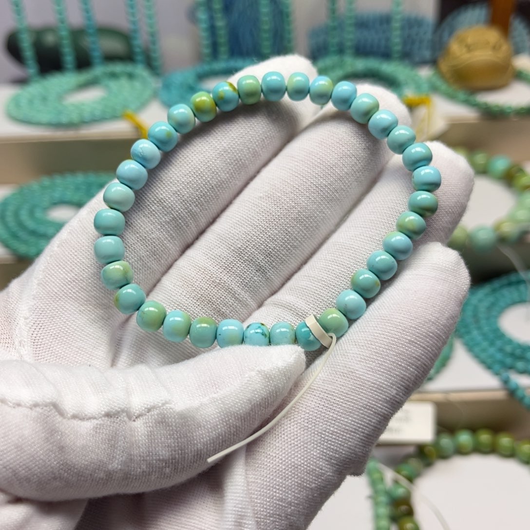 绿松石未镶嵌手链