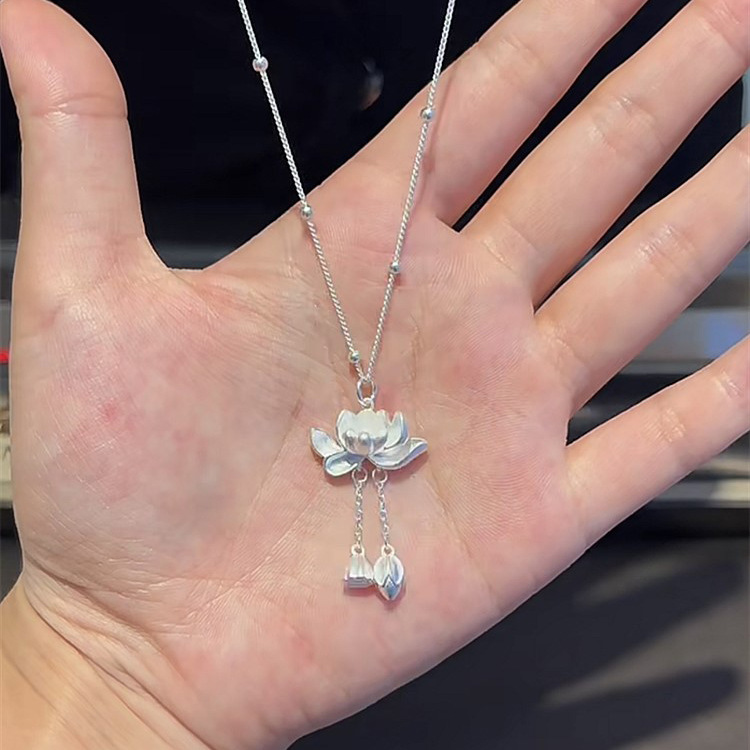 【清仓】 精品高端原创设计民族风新中式女莲花两世欢 353 生肖挂件