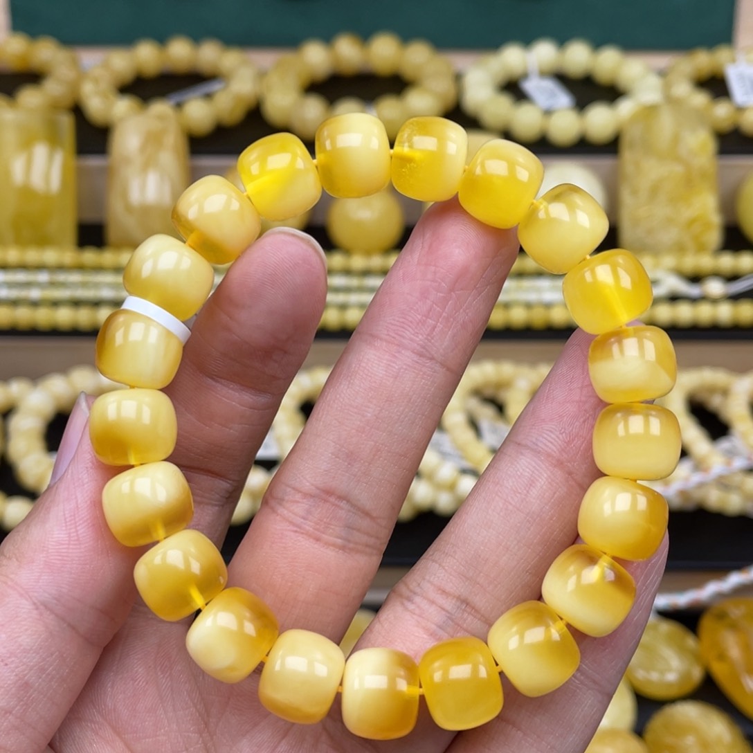 琥珀裸石未镶嵌琥珀蜜蜡