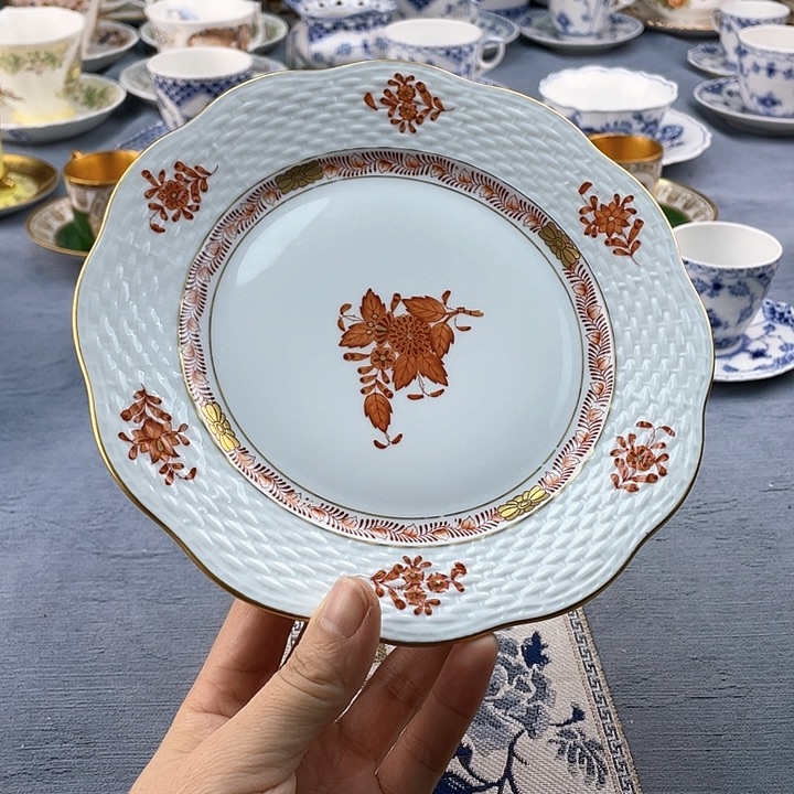 中古欧瓷瓷器小房子