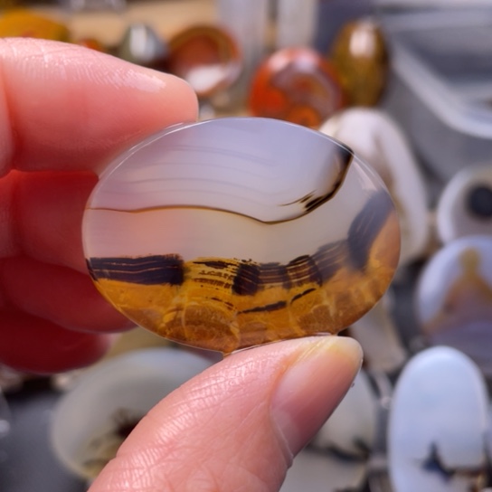 玛瑙/玉髓吊坠(不含链)未镶嵌