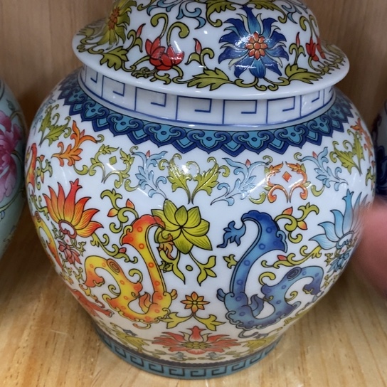 瓷片陶瓷茶叶罐密封罐