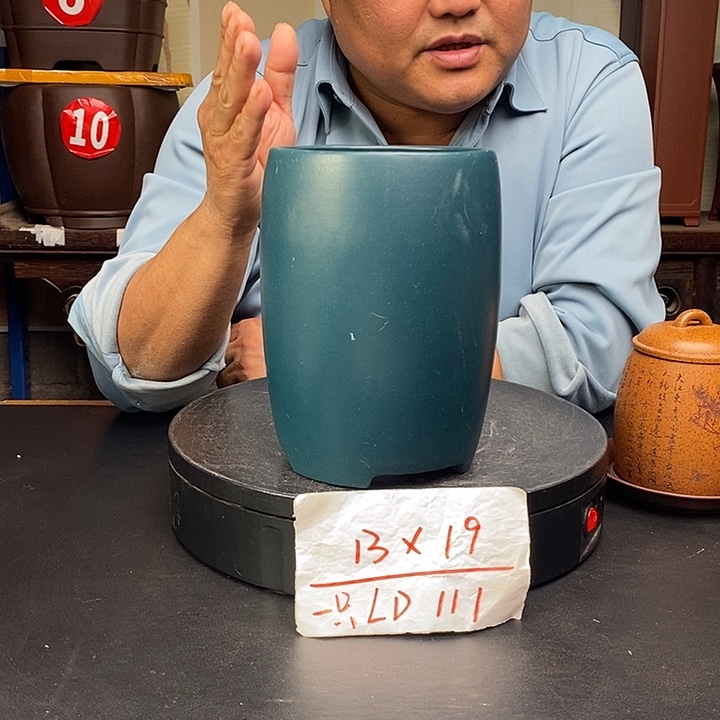 紫砂花盆货号一只KD111