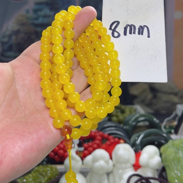 蛇纹石玉颈饰多样性发货未镶嵌