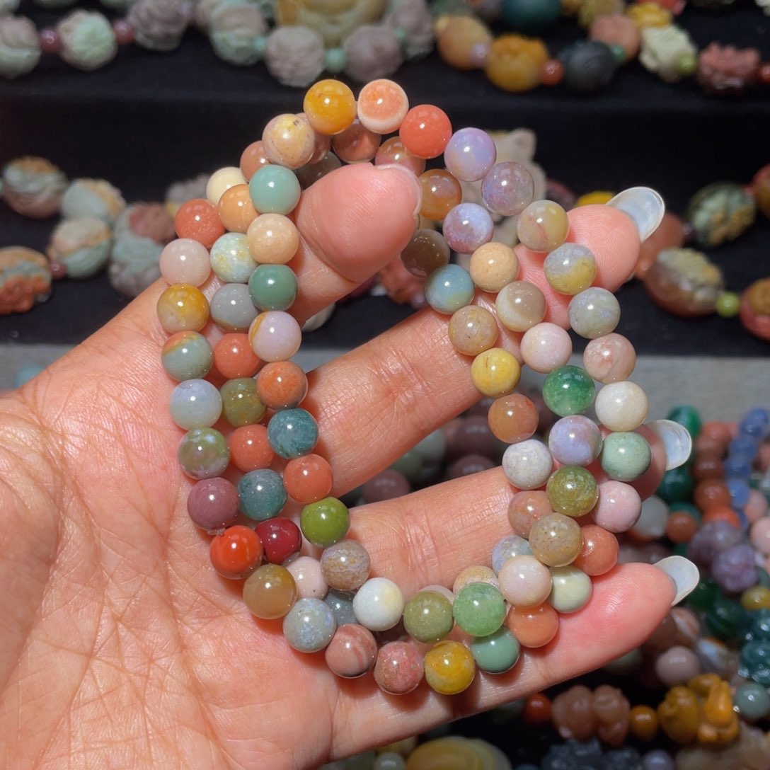 石英质玉未镶嵌手链