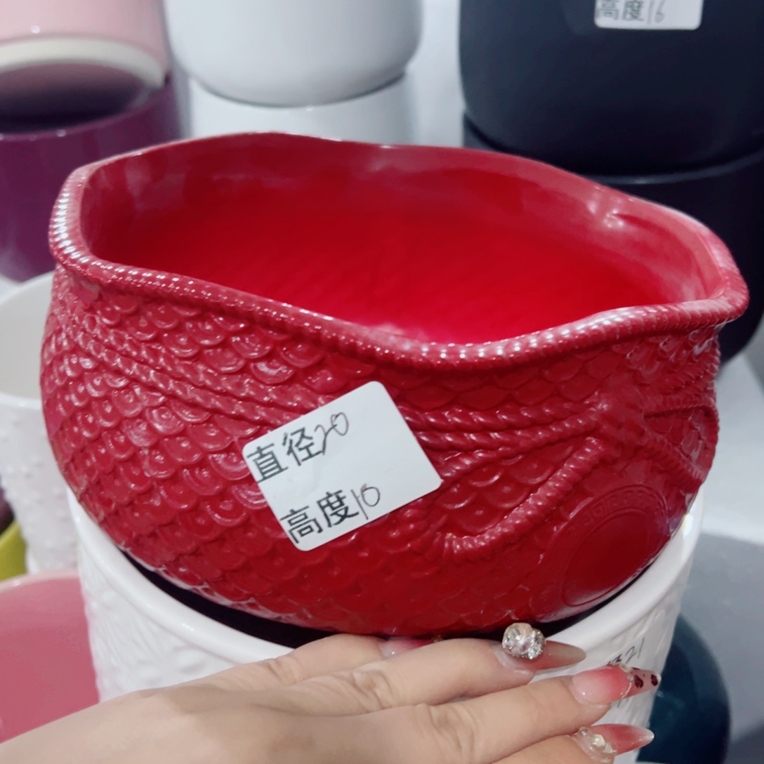 有孔，陶瓷花盆满10米包邮发货