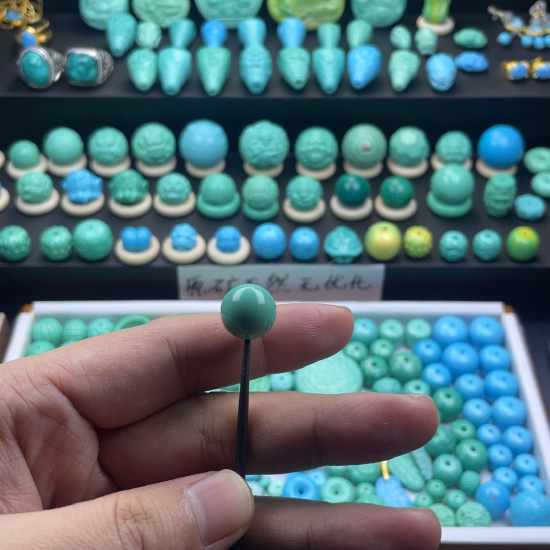阿***皓非金属湖北原矿特色圆珠配饰