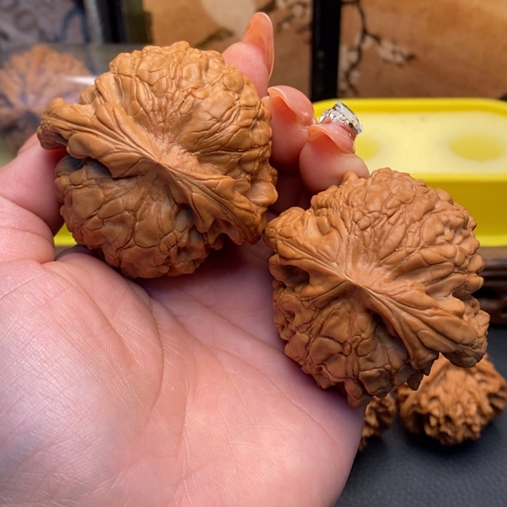 北***所文玩核桃把件086龙鼎52全品