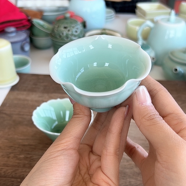 小米茶器龙泉青瓷