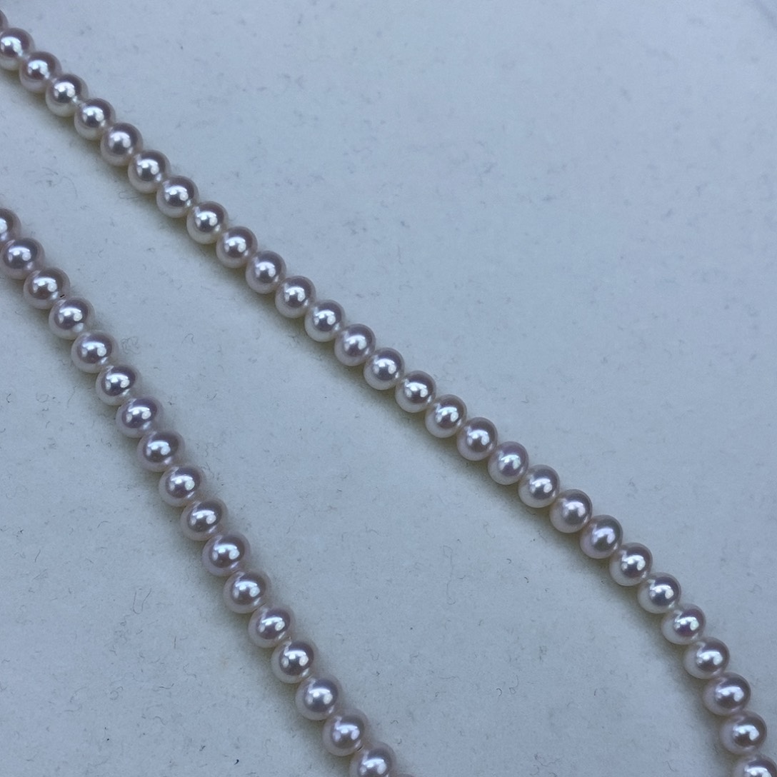 淡水珍珠颈饰银S925镶嵌➕5.6极光蔓塔