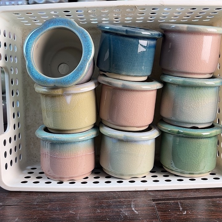 红陶量货/口高深浅搭配发6