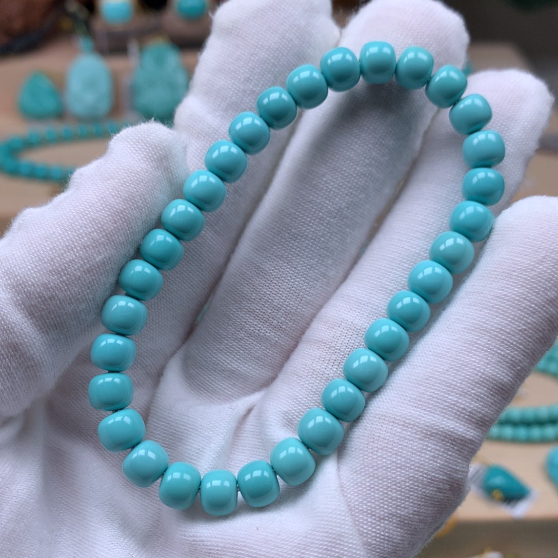 绿松石精品配饰未镶嵌H**W