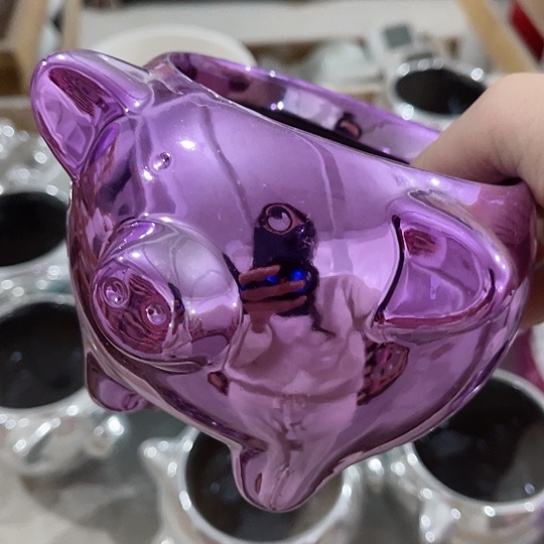 多肉绿植陶瓷花盆9.9包邮，有孔