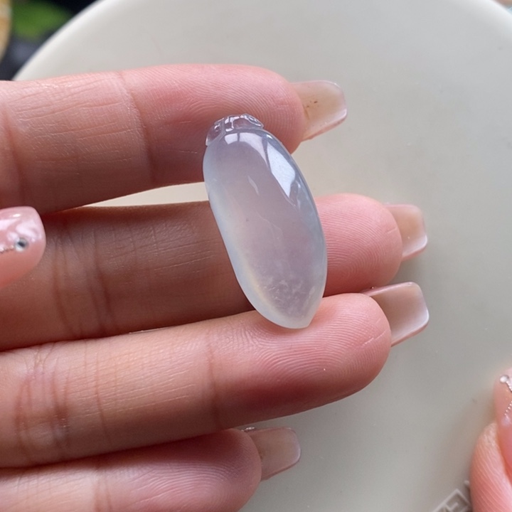 翡翠吊坠(不含链)未镶嵌翡翠高冰福瓜