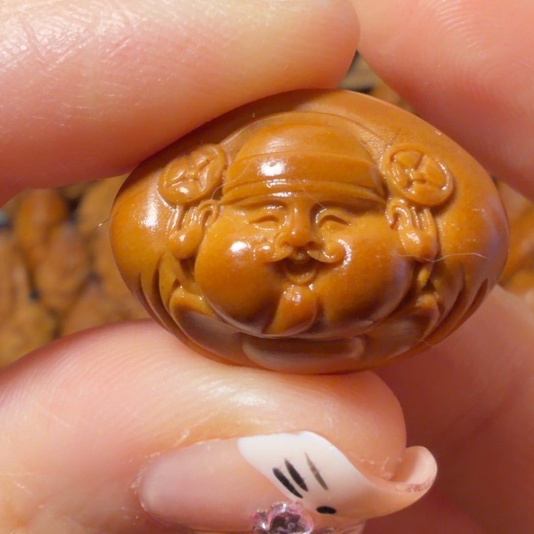 橄榄核手串/手链横财顶珠好好122