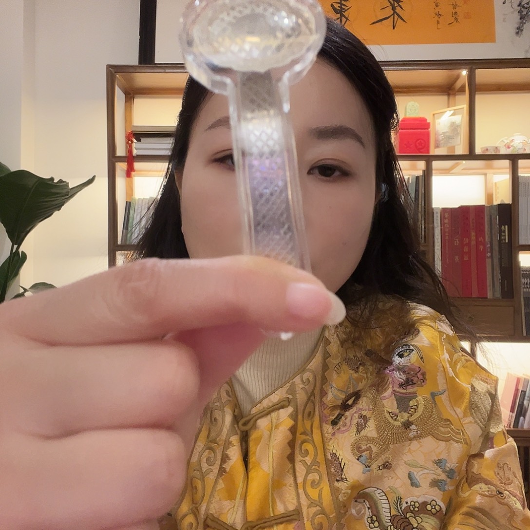 书法纯银6克单枚如意