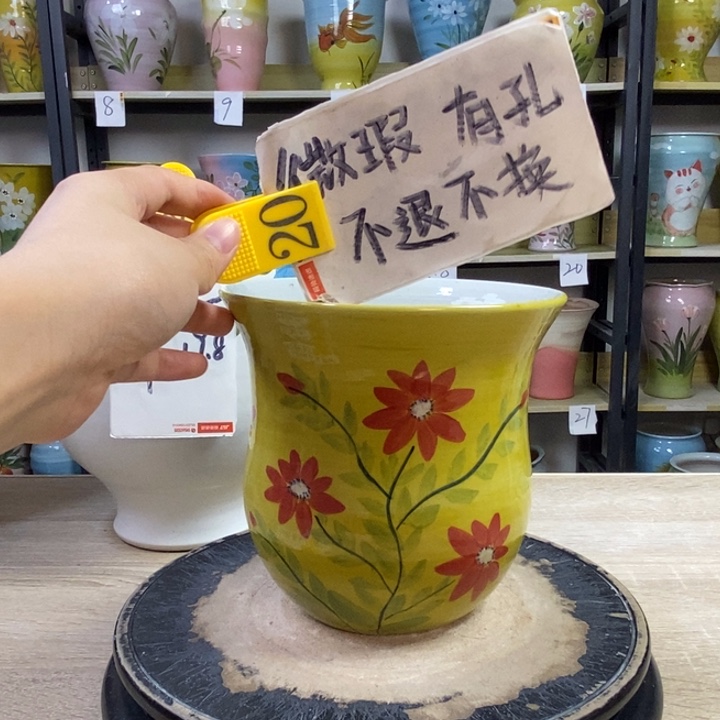 景德镇高温陶瓷花盆