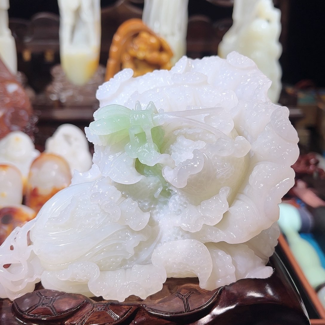 和田玉未镶嵌摆件