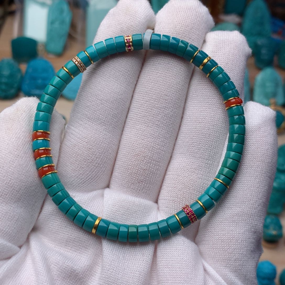 绿松石珠宝奇石未镶嵌