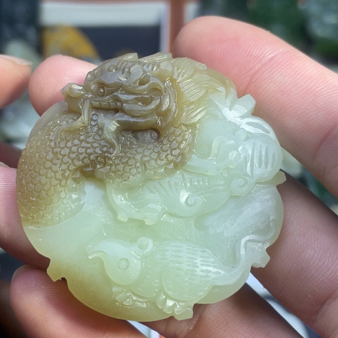 吊坠(不含链)未镶嵌和田玉