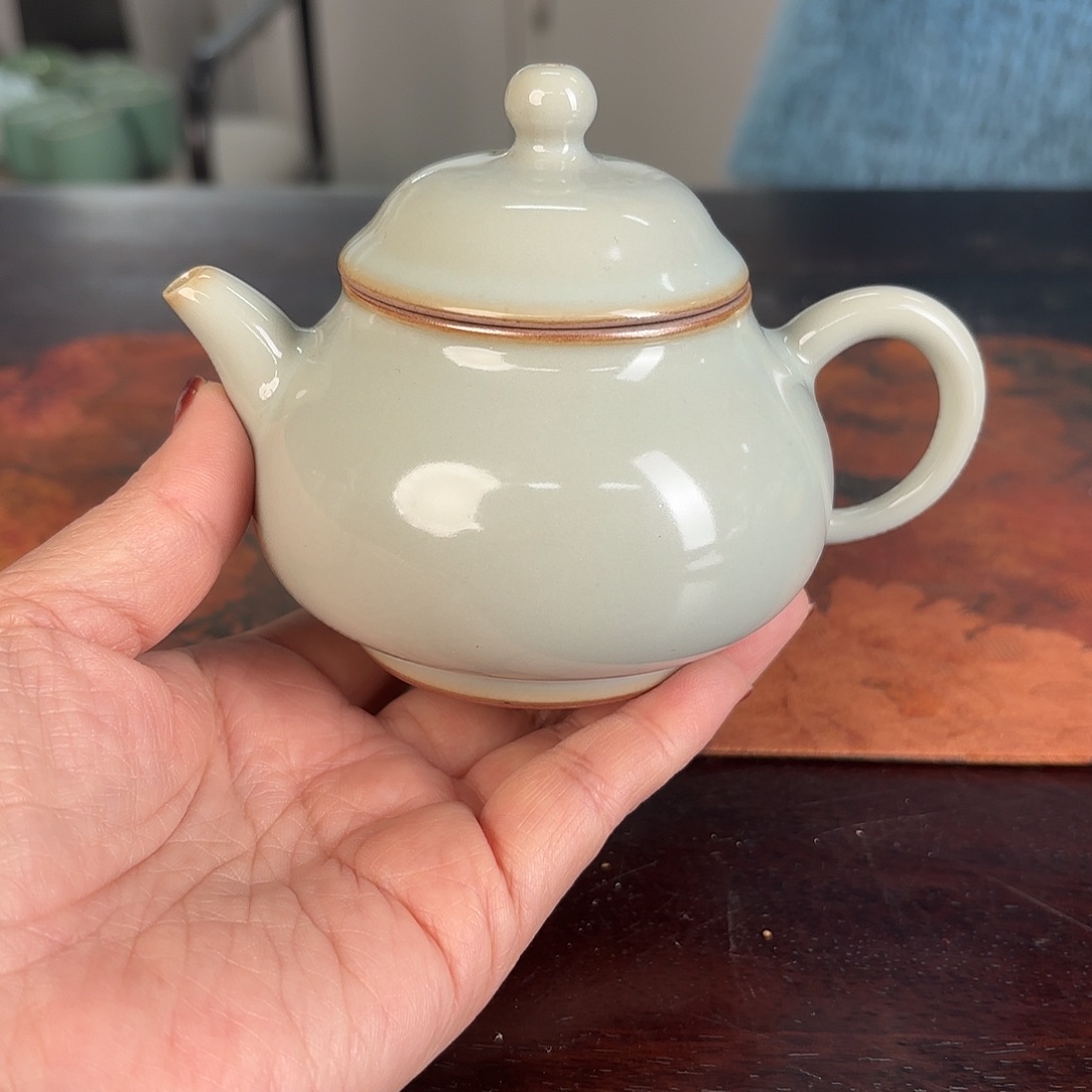 龙泉云间青瓷小米茶器