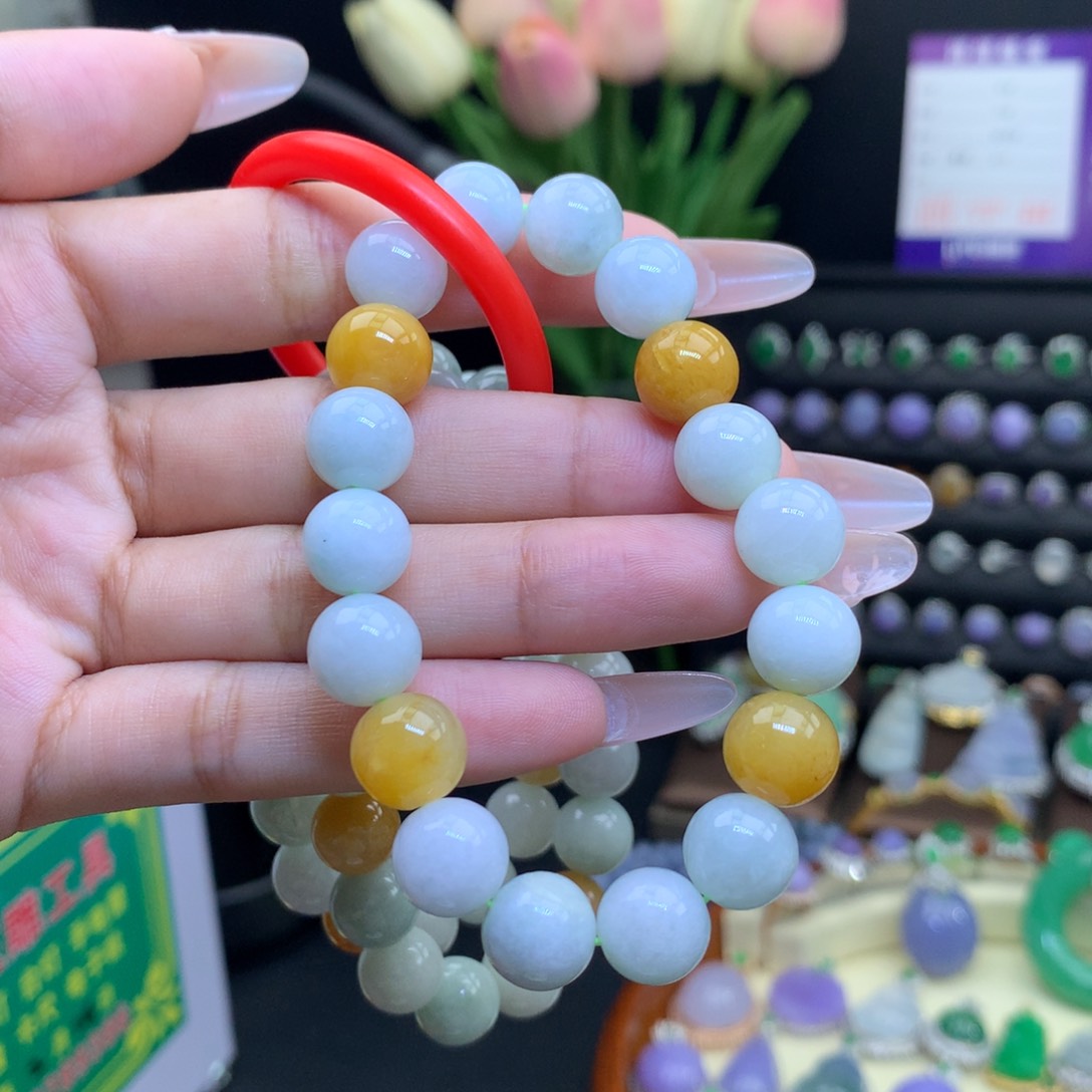 翡翠未镶嵌颈饰天然