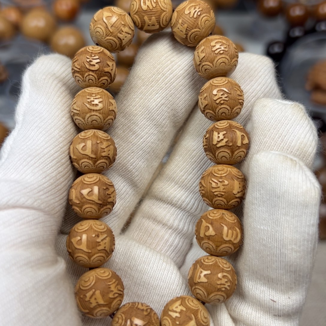 手串/手链六道木1.2雕刻