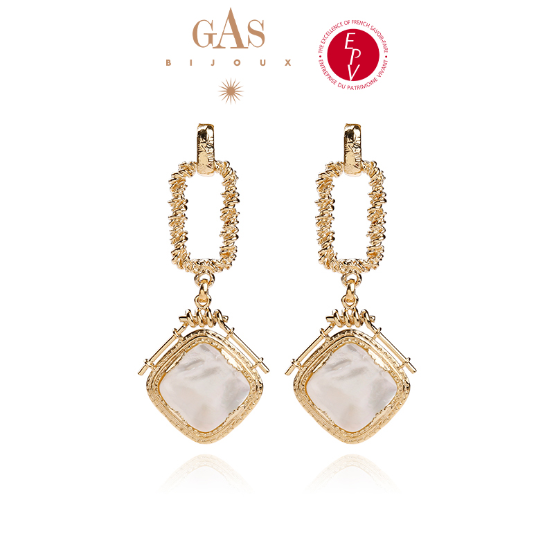 GASBIJOUX耳环轻奢百搭复古2025新款爆款高级感女生小饰品高颜值