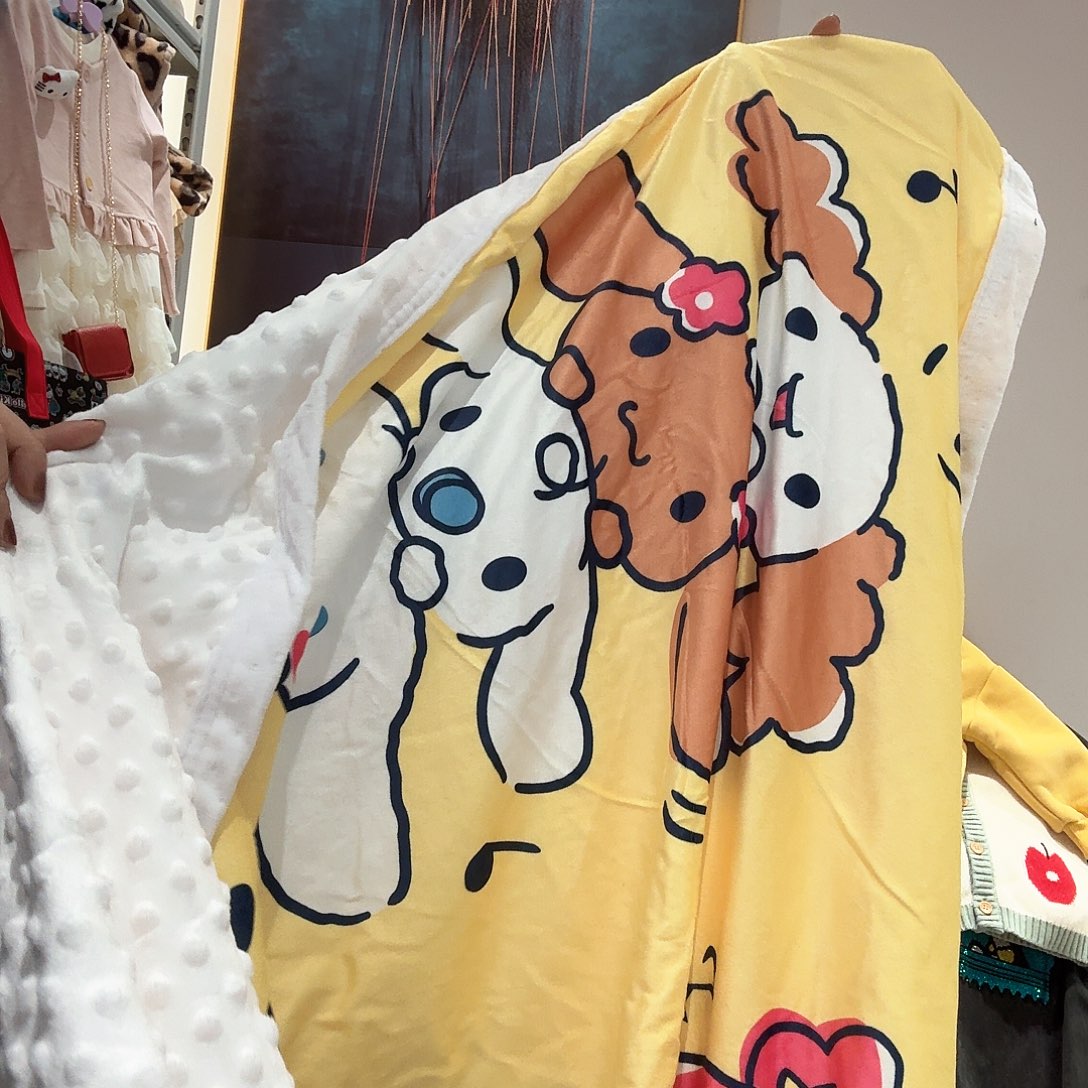 羊羔毛150×200日单豆豆毯特价不退不换