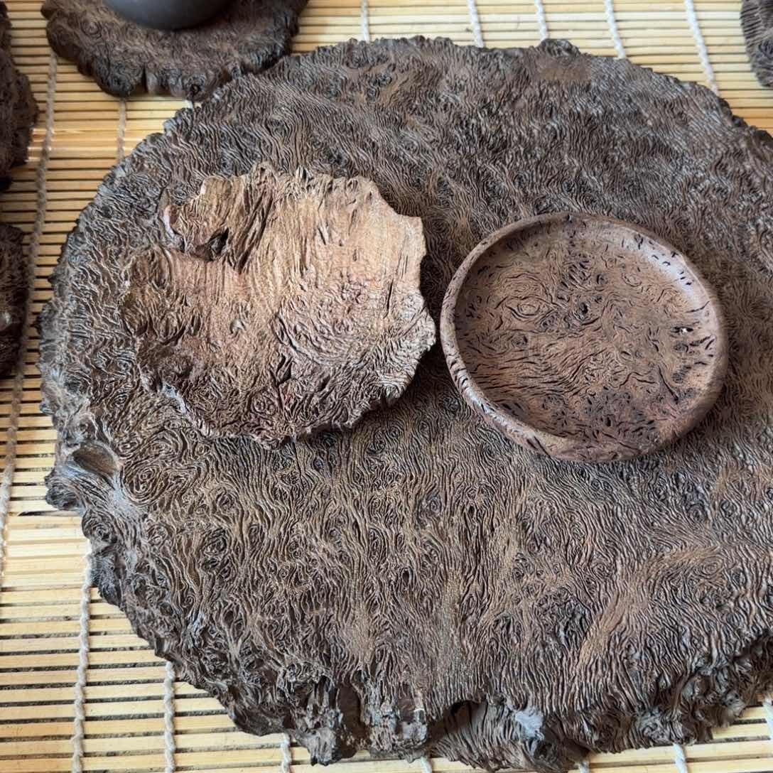 ****山木铁栎木树瘤盘子